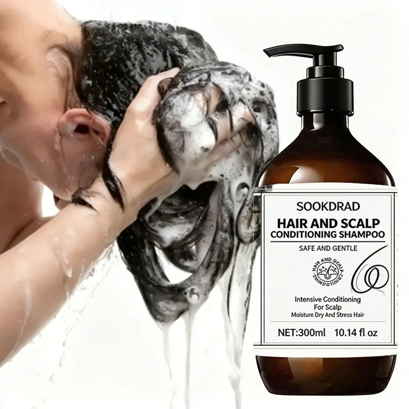 Hair And Scalp Conditioning Shampoo, Soothe Stressed Strands, Hydrating Formula 10.14fl oz For Damaged Locks