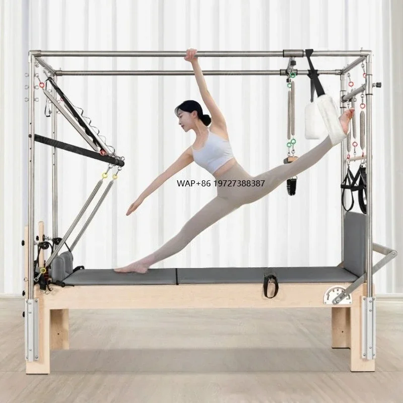 Yoga Health Body Building Wood Training Equipment Half Trapeze Pilates Reformer