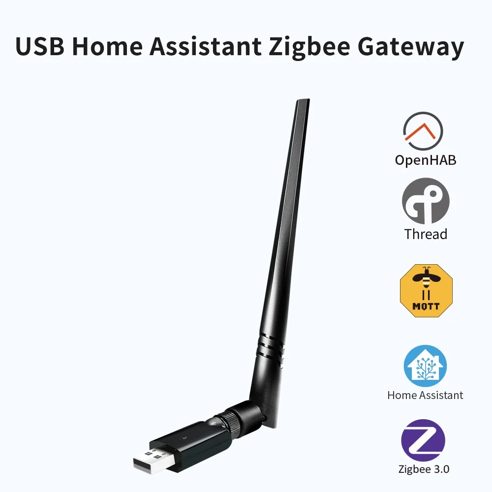 

ZigBee3.0 Dongle usb Gateway extender support Home Assistant Open HAB ZigBee2MQTT long range Base EFR32MG21 firmware upgradeable
