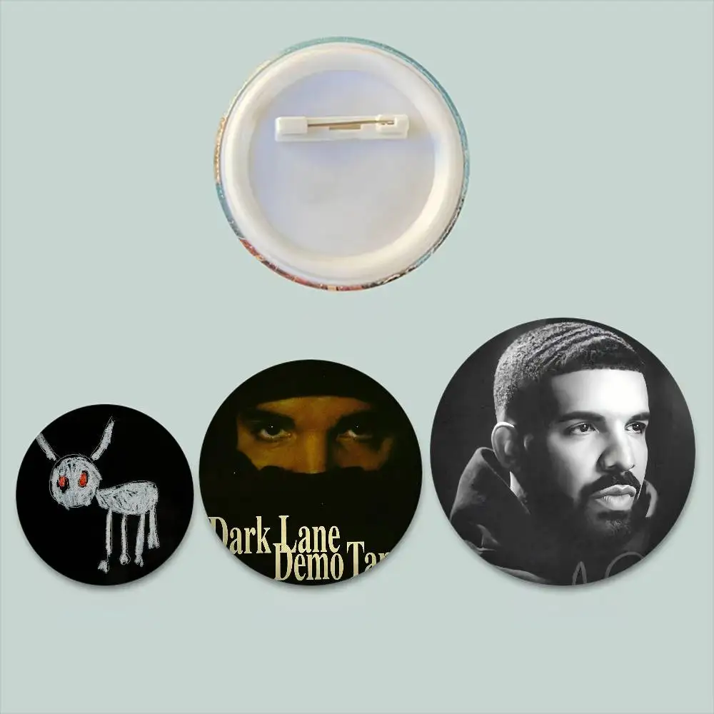 Rapper D-Drake Anime Brooches Cute Cartoon Badge Jacket Jeans Lapel Pin Gift Accessorie