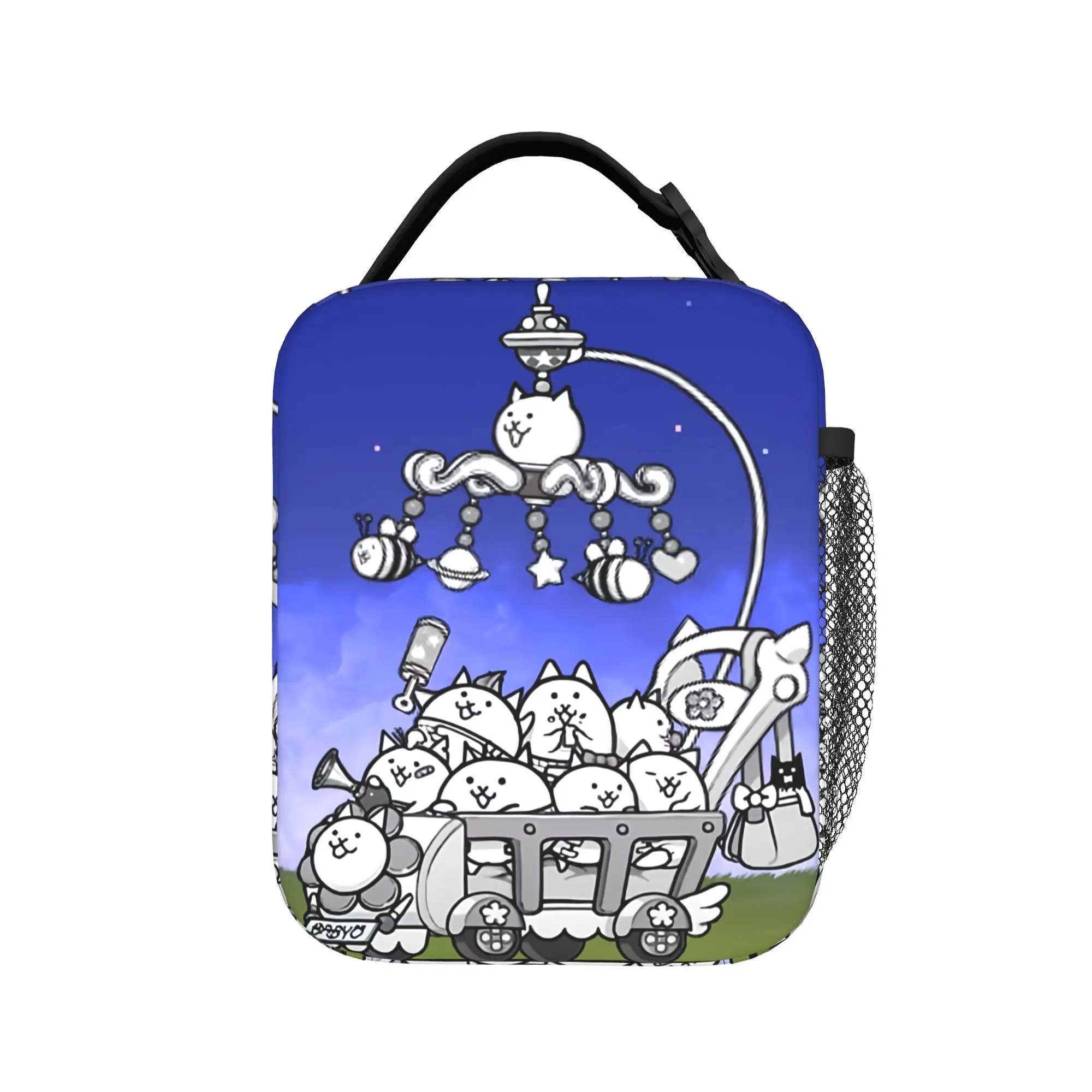 Video Games The B-Battle C-Cats Insulated Lunch Bag Thermal Bag Reusable,Meal Container  Portable Tote Lunch Box for Men Women