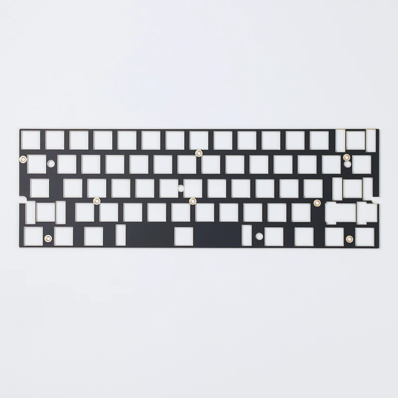 

KBDfans Rakka H60 Клавиатура с магнитной осью Индивидуальная плата позиционирования из углеродного волокна FR4, включая винтовые стойки