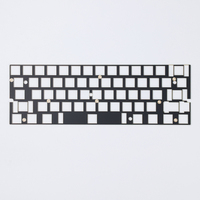 KBDfans Rakka H60 Magnetic Axis Keyboard Customized Positioning Board Carbon Fiber FR4 Including Screw Posts