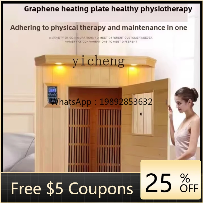 

1 graphene sauna home steam room far infrared spectrum holographic energy house