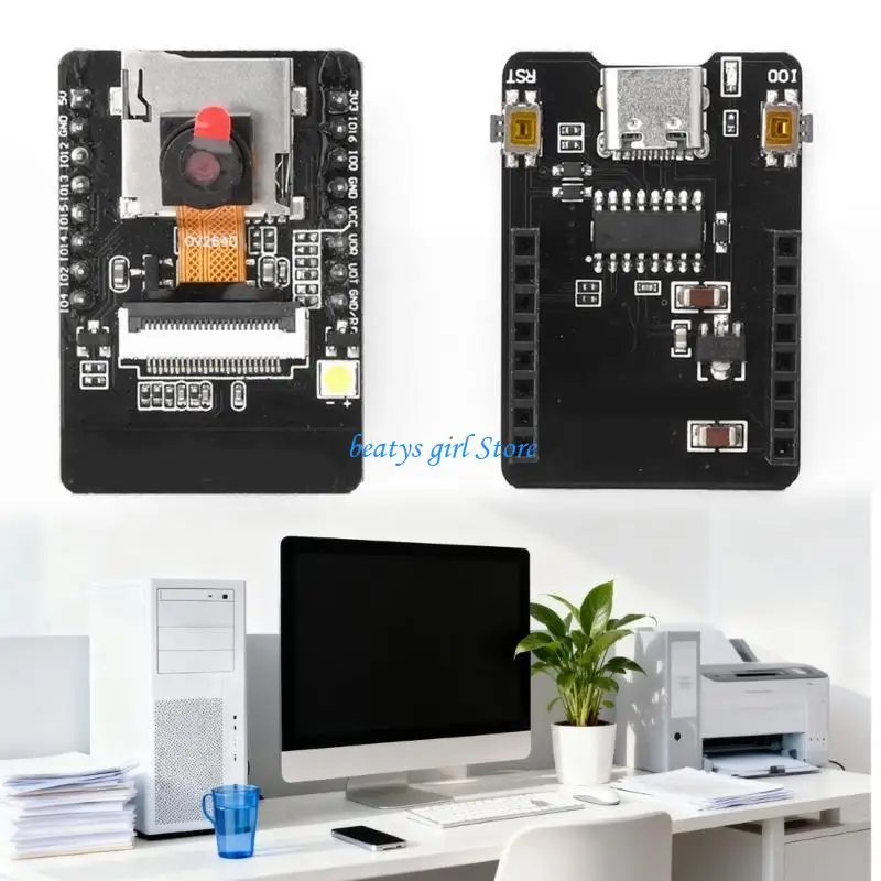 C7AB Low Power Deeply Sleep Module Onboards Camera and Card Slot for Hardware Projects