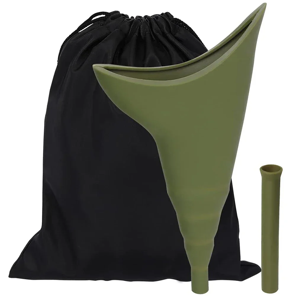 جهاز التبول الأنثوي المحمول القابل لإعادة الاستخدام من السيليكون كوب بول الإناث للنساء يقف للتبول للأنشطة الخارجية والتخييم #1