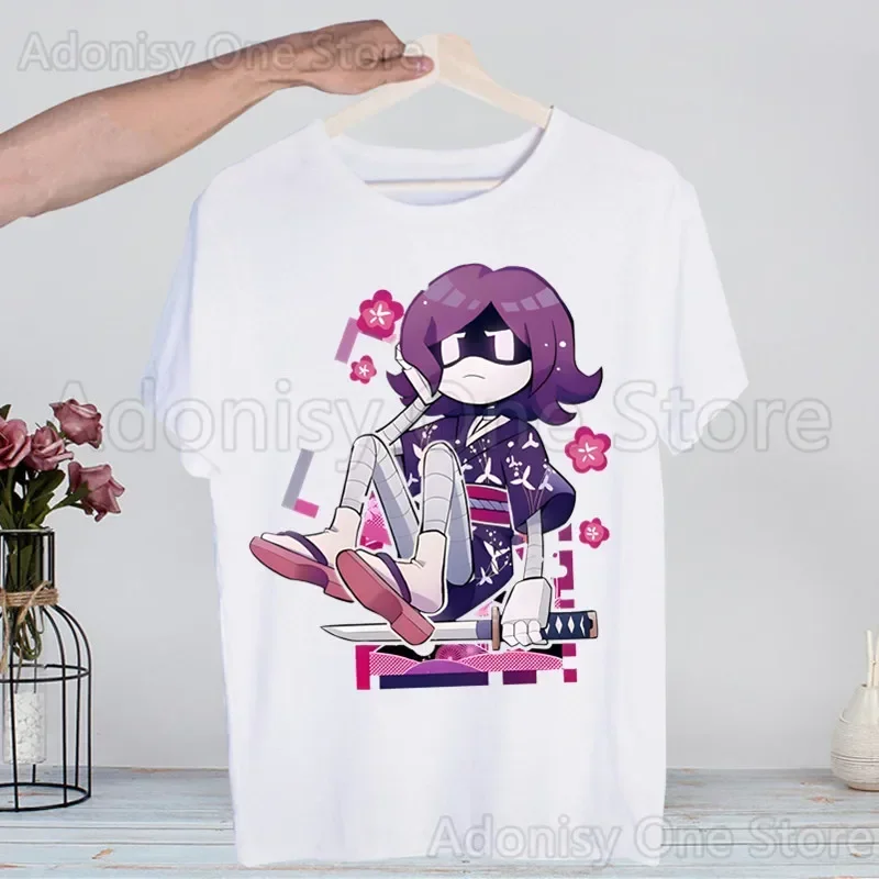 Murder Drones Fashion Man Tshirt Summer Fashion T-shirt Casual White Funny Cartoon Print T-shirt Hip Pop Tops tee image 5