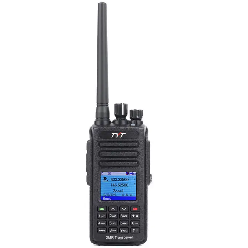 10W TYT MD-UV390 IP67 Waterproof Walkie Talkie Dual Band DMR DMR Digital Radio AES128/256 VHF UHF Two Way