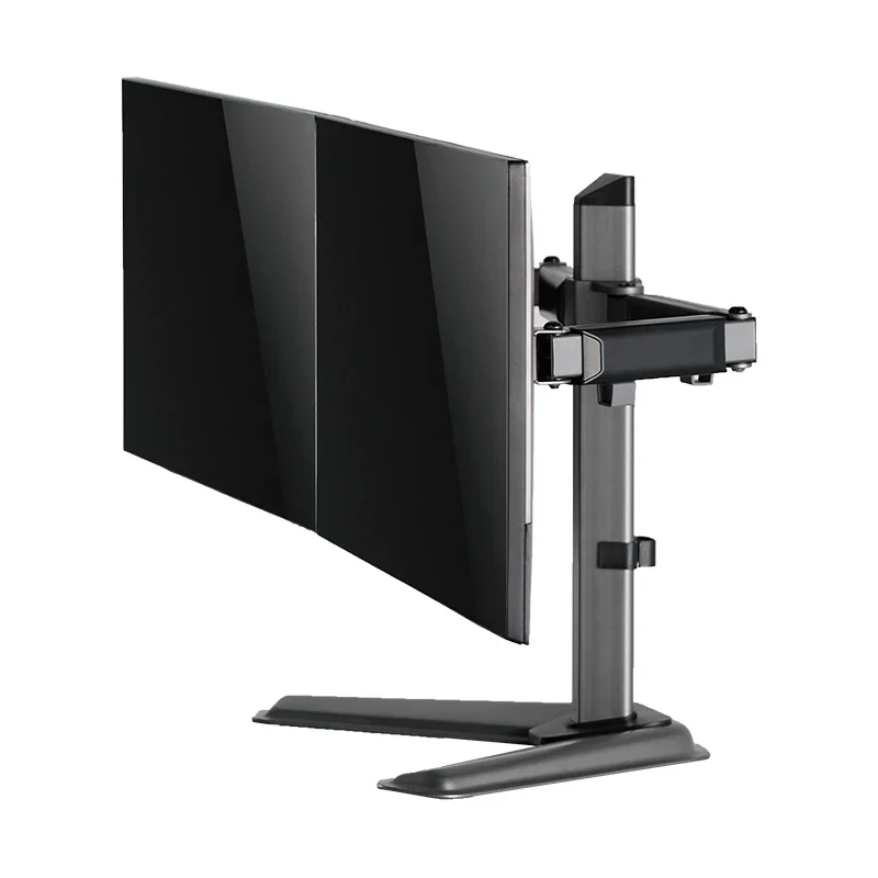 Dual screen monitor, bracket arm, universal base, e-sports desktop screen height increase, computer lift rotation 17-32 inches