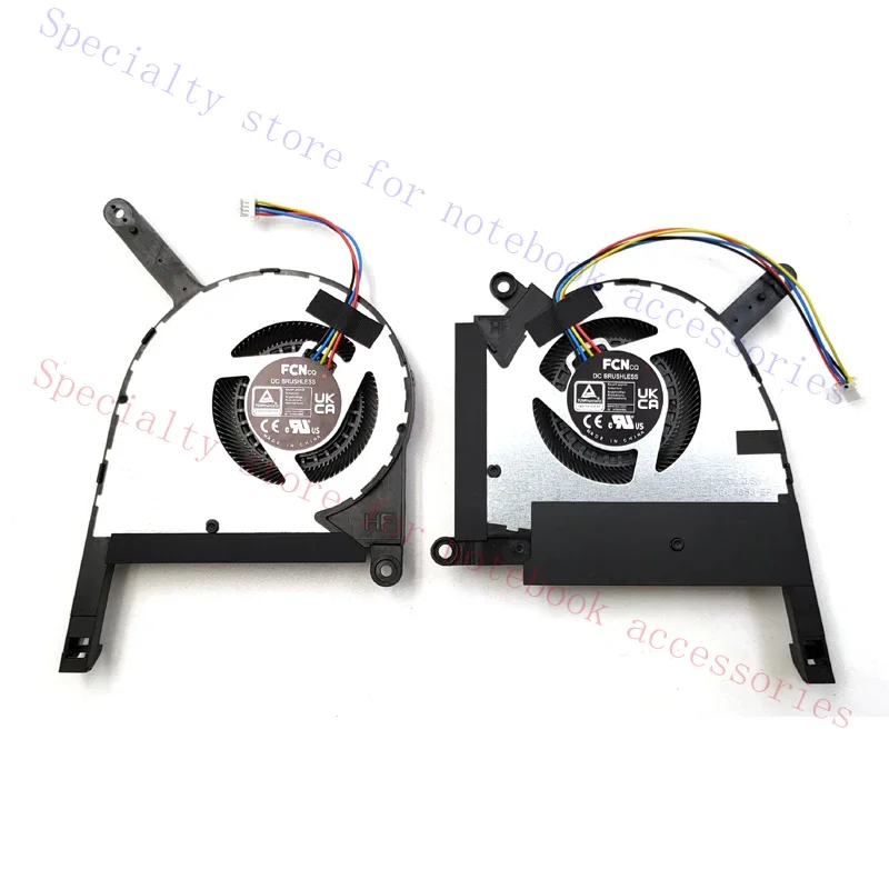 New For Asus TUF Gaming FA507RC FA507RE FX507ZC FX507ZE TUF707RC FA707RC FA707RE FX707ZC FX707ZE TUF707RE CPU & GPU Cooling Fan