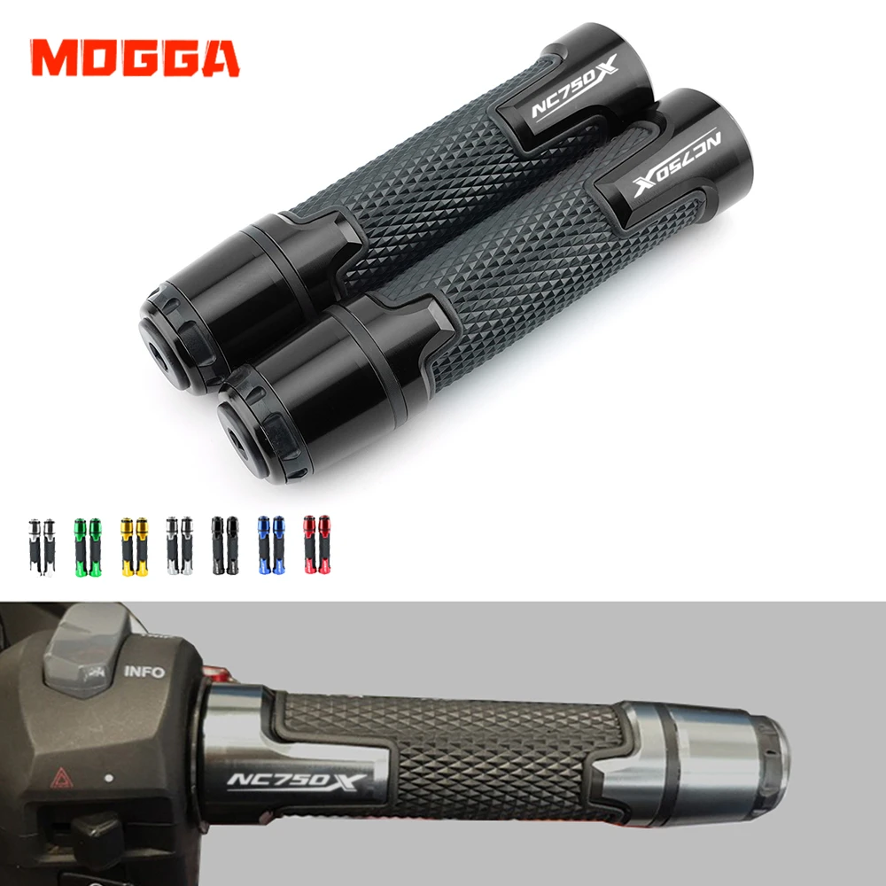 

For Honda NC750X NC750 NC 750X 750 X 2017 2018 2019 2020 Motorcycle Handlebar Grip Handle Bar Hand Grips End Plug Cap 7/8'' 22MM