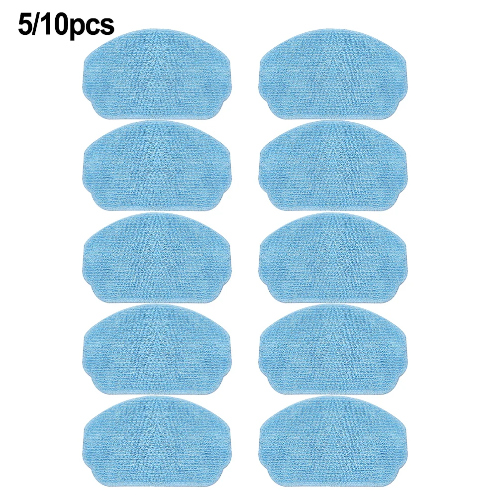 5/10 Pcs Microfiber Rags Cleaning Cloth For EICOBOT BR150  Vacuum Cleaner Robot Dry And Wet Usage Mop Cloths Pad Floor Cleaning