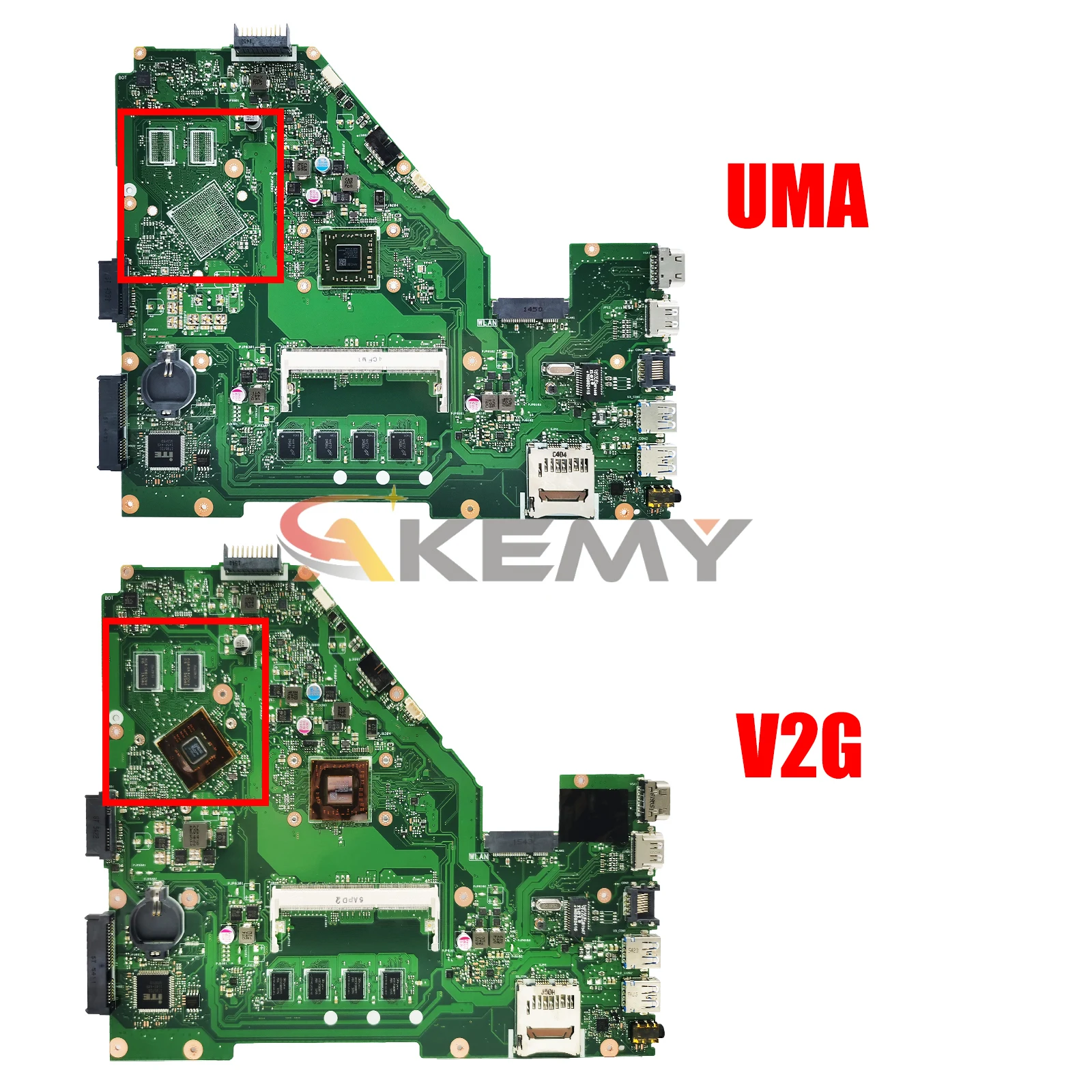 AE X550WE Ordinateur Portable carte mère pour ASUS X550WA X550WEK X550WAK X552W Notebook Carte Mère E1 E2 A4 EM8110 CPU 4GB RAM