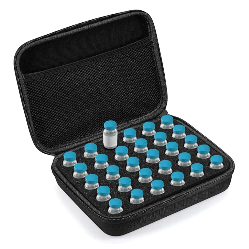 For Organizing Small Injection Vials 10ml Insulin Vial Refrigerator Storage Box With Mesh Bag view 3