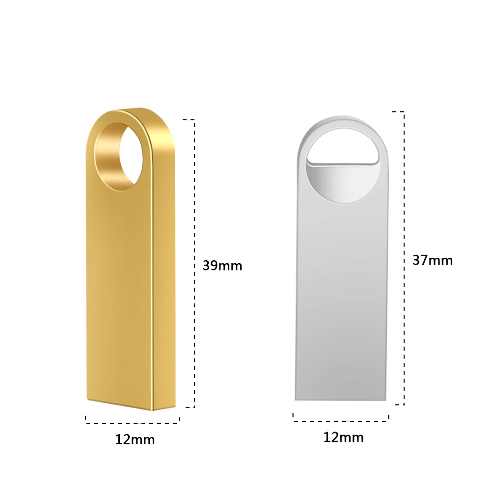 แฟลช Drive2.0 USB 10ชิ้น/ล็อตแฟลชเมมโมรี่การ์ด64GB 32GB 16GB แฟลชไดรฟ์โลหะ4GB 8GB USB Flash memoria Stick ฟรีโลโก้ของขวัญ