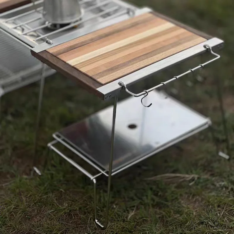 

Outdoor Camping IGT Table One Unit Double-layer Folding Spliced Combination Table