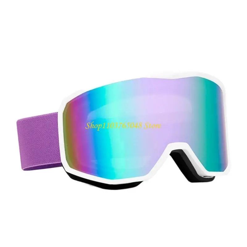 R53E Ski Goggles Anti-fog Snowboard Goggles Double Layers Snow Glasses Windproof Snow Goggles for Outdoor Sports