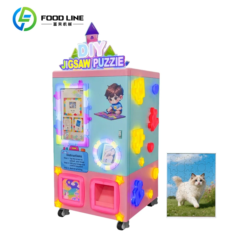 Customized Children Mini 9 Pieces Wooden Diy Jigsaw Puzzles Educational Learning Toys for Kids Boys Girls Puzzle Machine Vending