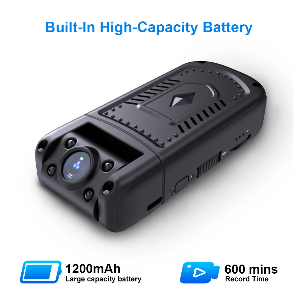 MD36 Mini Camera HD 1080P Flashlight Micro Cam Magnetic Body Camera Motion Detection Snapshot Loop Recording Camcorder