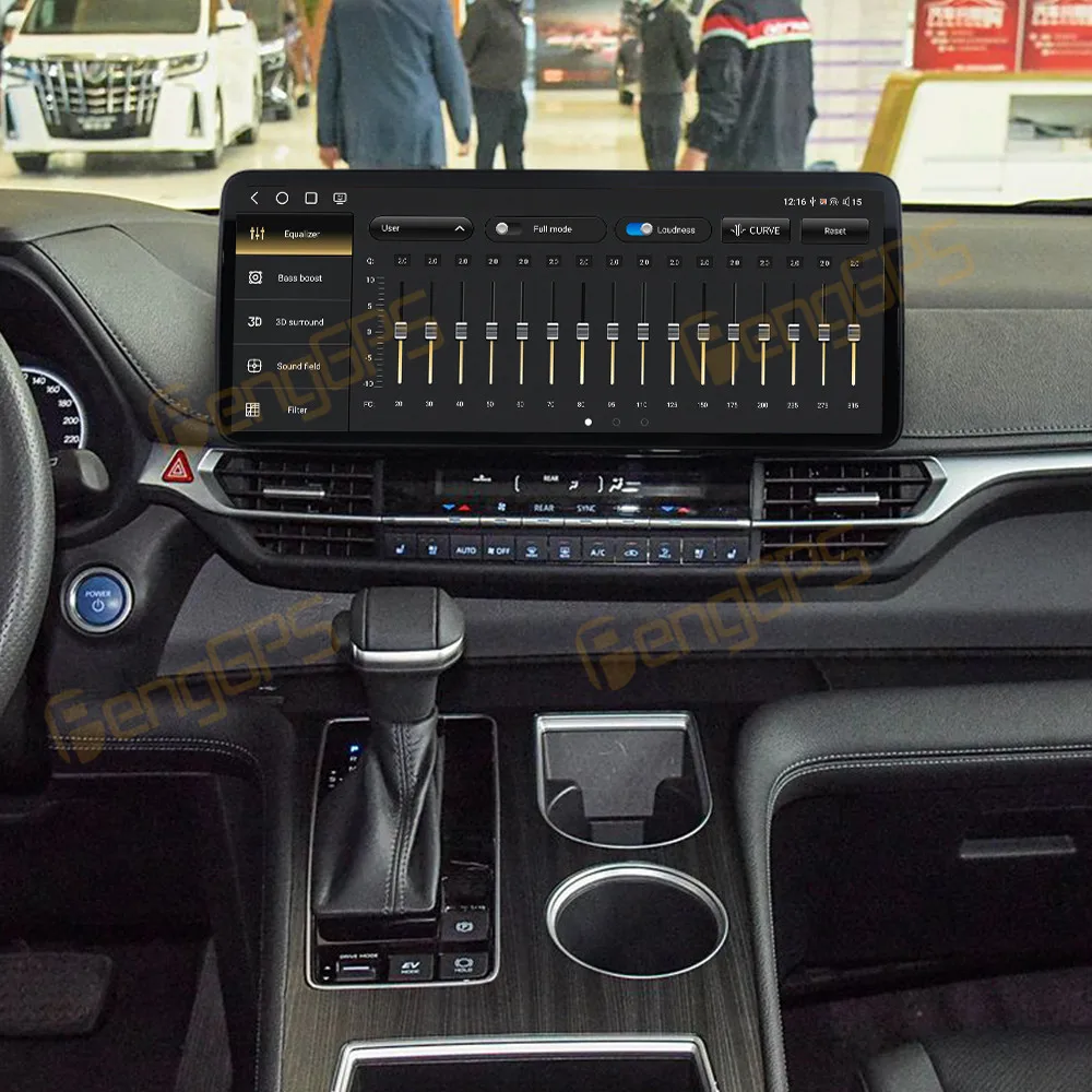 12.3 بوصة أندرويد 13 CarPlay راديو السيارة لتويوتا سيينا 2021-2023 شاشة تعمل باللمس مشغل وسائط متعددة نظام تحديد المواقع والملاحة رئيس وحدة DSP