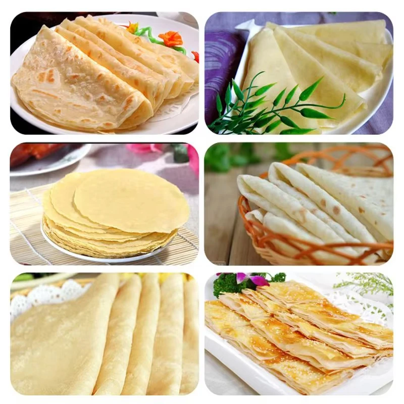 Chapati Roti Flat Pancake Tortilla Making Machine Roasted Duck Bread Baking Maker Machine Dough Press Machine