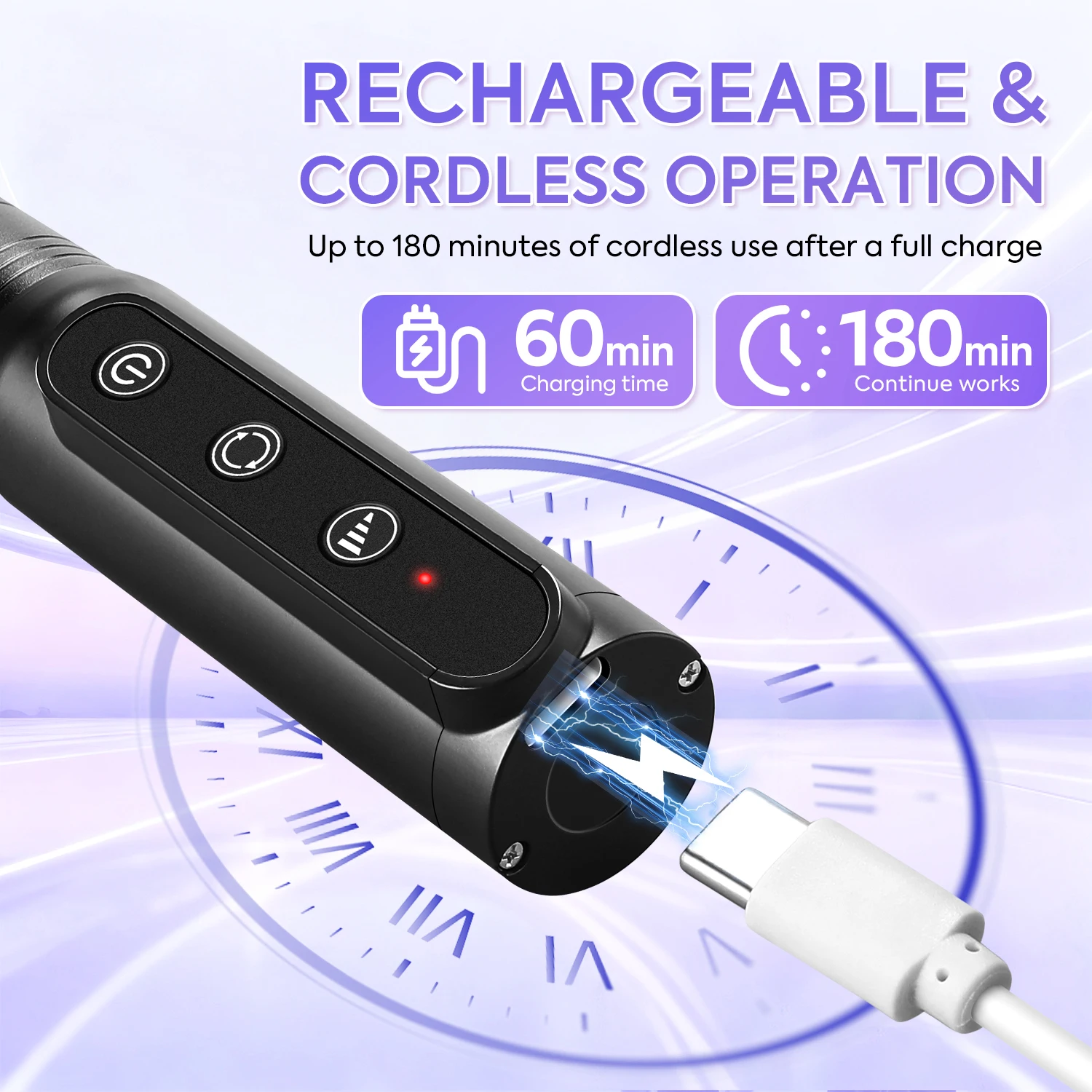 NEW Electric Nail Drill Machine 12000RPM USB Rechargeable Nail Sander For Gel Polish Cordless Manicure Machine With Low Noise