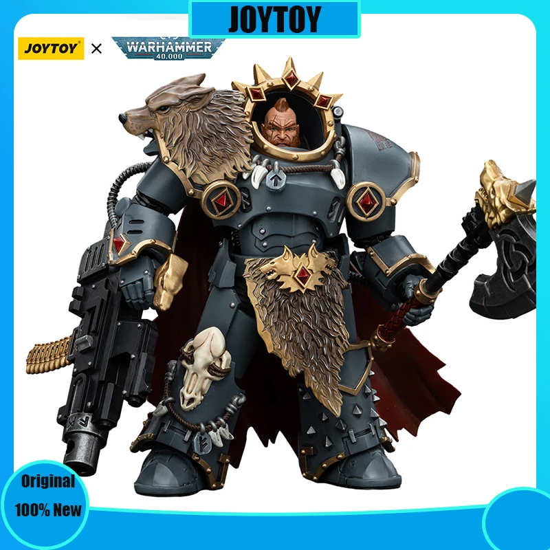 

JOYTOY Warhammer The Horus Heresy 1/18 Action Figures Space Wolves Hvarl Red-Blade Model Toy Figure Christmas Gifts Pre-Order