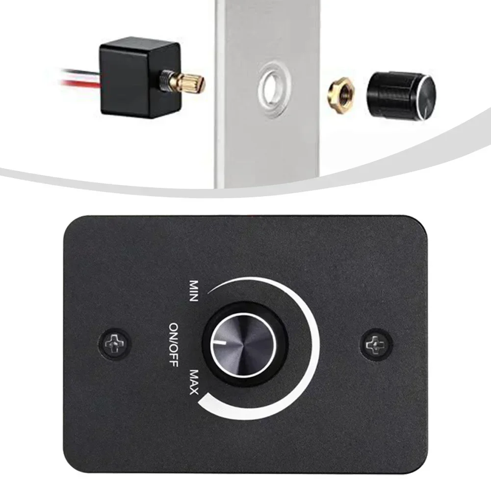 

~Knob Dimmer Switch 12V 5A~ LED Board Single Tone ~Light Switch Adjustable ~Brightness Controller ~Electrical Equipment Supplies