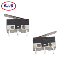 【50-10PCS】Limit Micro Switch 1A 125V AC Mouse Switch Side Button Momentary Micro Limit Switch for I3