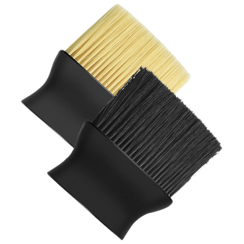 

2Pcs Car Interior Cleaning Brush for Air Conditioner Dusting Detailing Soft Bristles Non Slip Handle Black Yellow