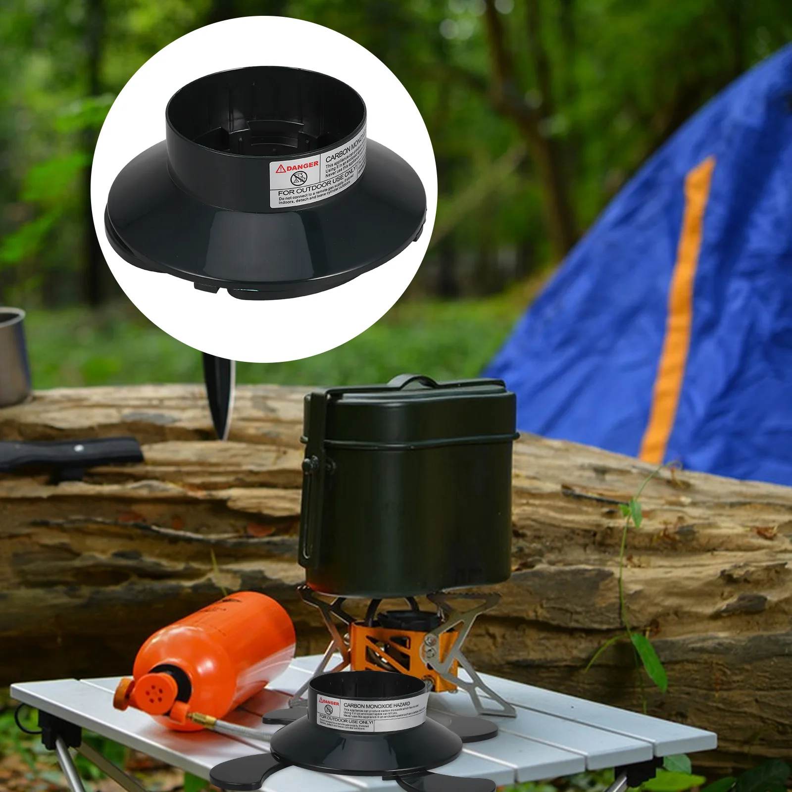 

Plastic Propane Cylinder Base Stable Support Gas Bottle Fixed Stand Camping Tank Stabilizer Outdoor Compatibility