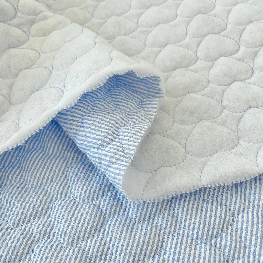 137x50cm Neuer Stil Ins Knitterstoff Liebe Gesteppter Baumwollstoff Verdickter Stoff für Kleidung Kissen Tischdecke DIY – Detail 8