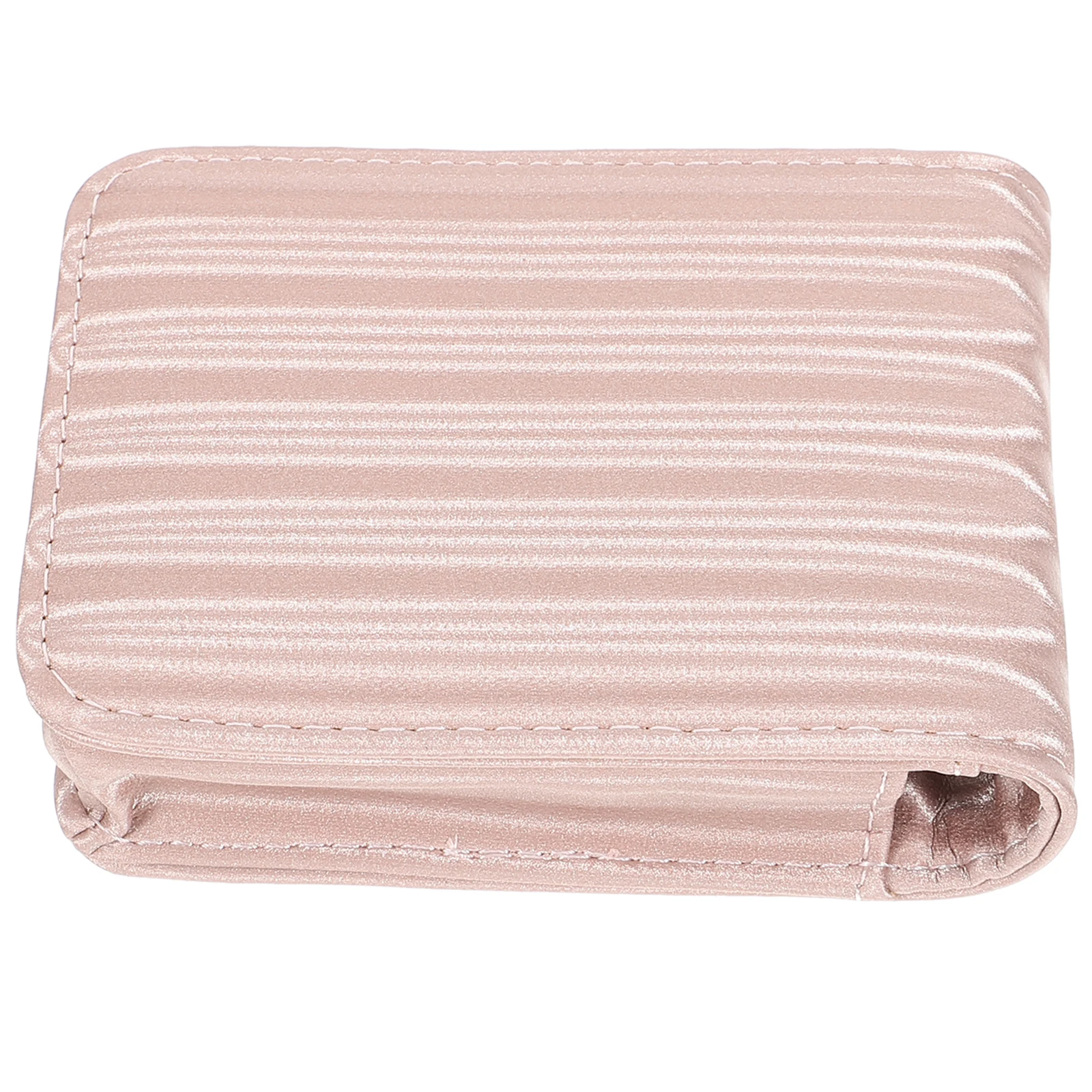 ミニ PU リップスティックケース 落下防止 耐衝撃 内蔵ミラー付き コンパクトリップスティックホルダー 小さなバッグ 財布用