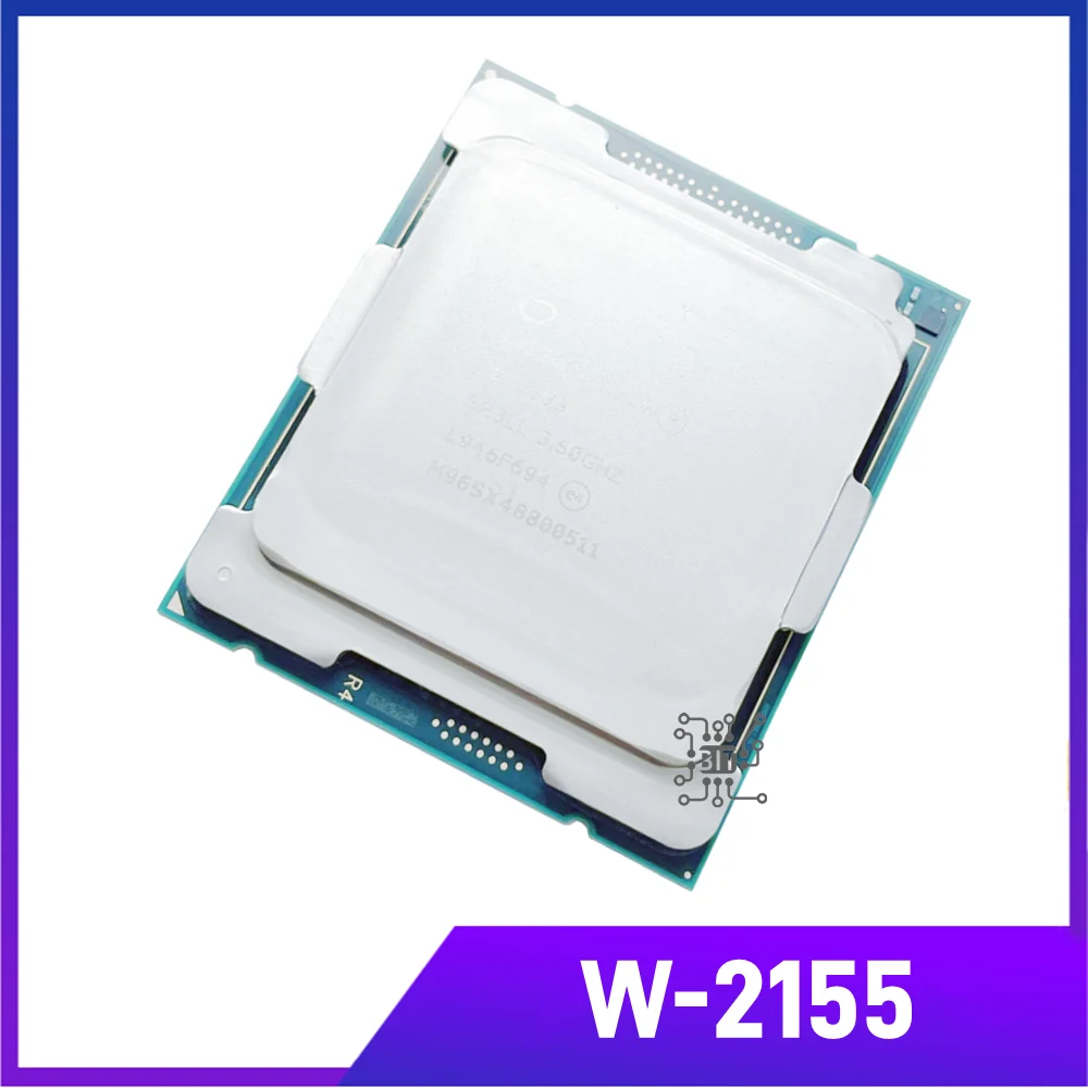 Xeon W-2155 CPU 14 Nm 10-Cores 20-Threads 3.3GHz 13.75MB 140W Processor W2155 LGA2066 for C422 Motherboard