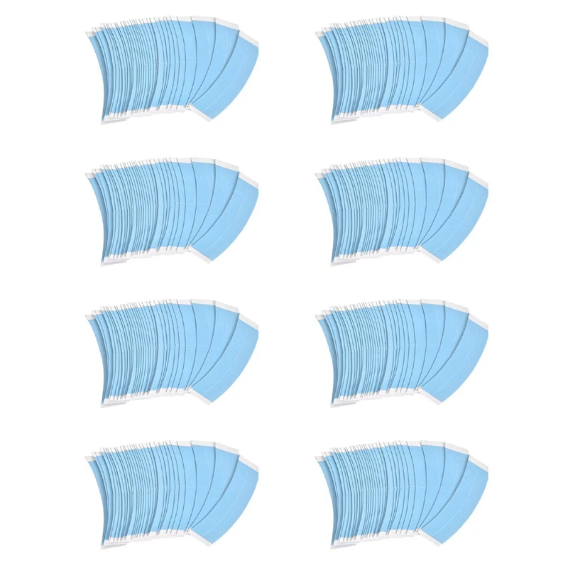 

288Pc/Lot Blue Fixed Double Tape Wig Adhesive Extended Hair Tape Waterproof For Toupee Lace Wig Film With Slitting Line