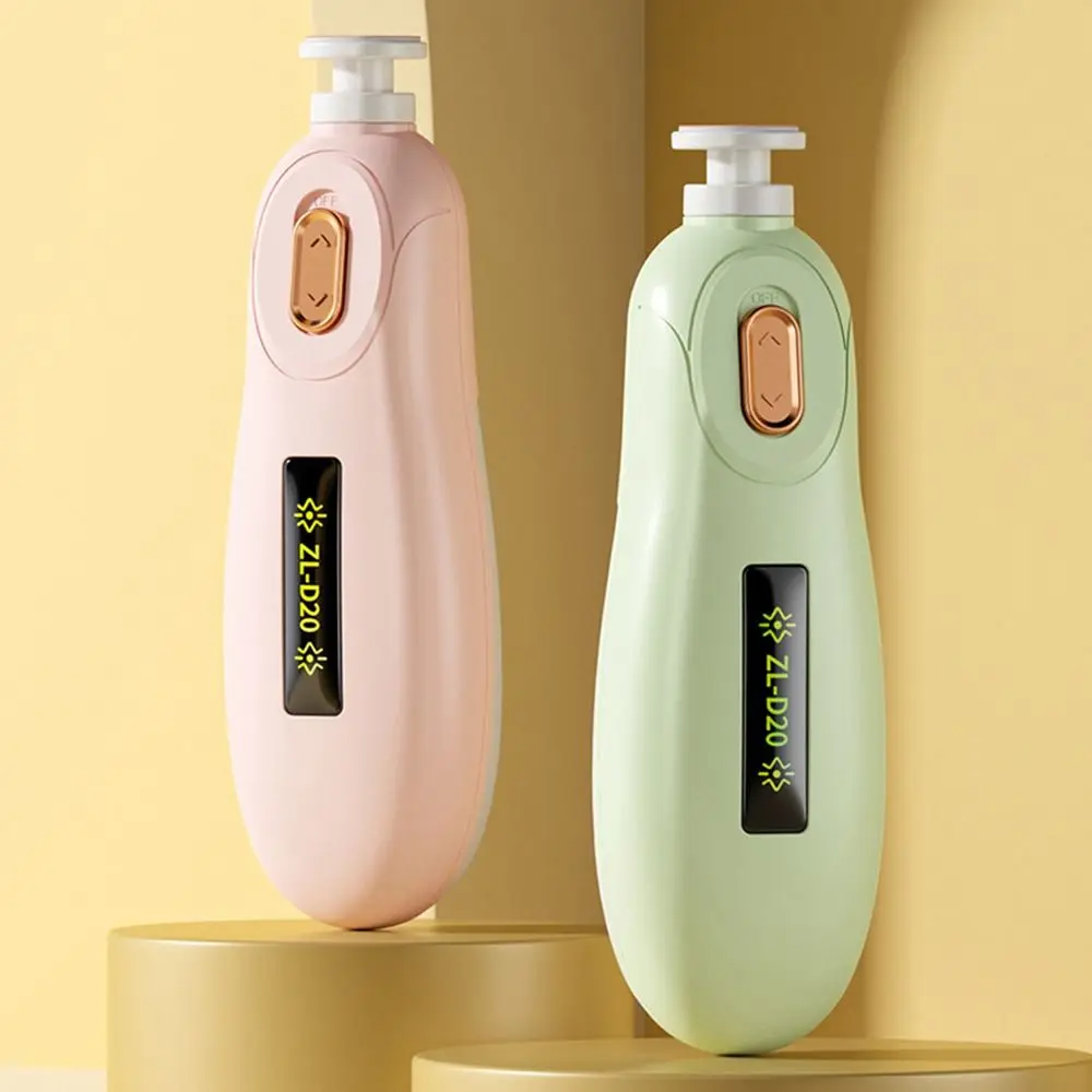 Electric Baby Nail Trimmer Safety 6 Grinding Heads Baby Nail Grinder Child's Silent Newborn Nail Clippers Manicure Tool Set