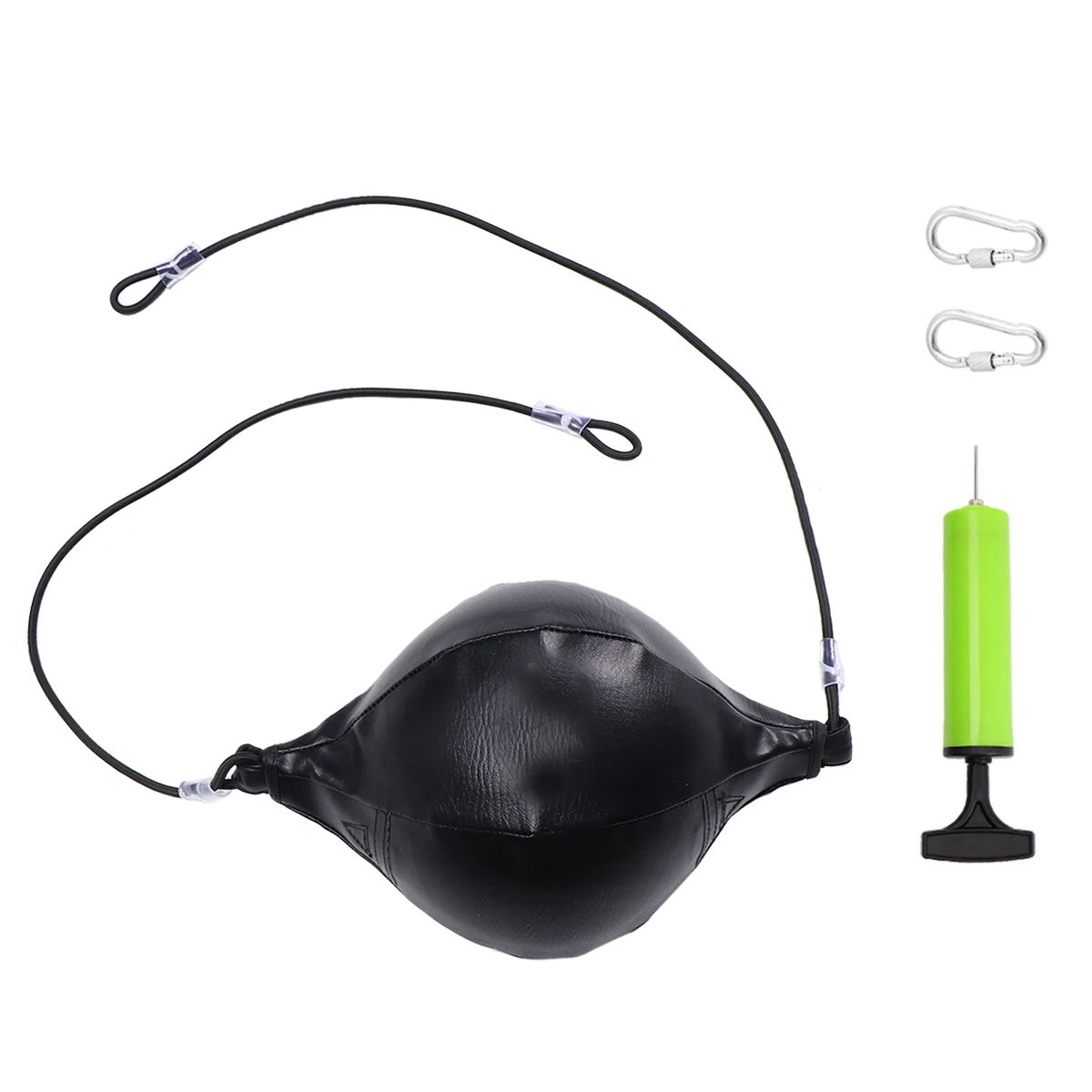 Pelota de reacción de boxeo, equipo de entrenamiento duradero para gimnasio en casa, juego de saco de boxeo redondo con ganchos de aguja inflador, mejora, 1 ud.