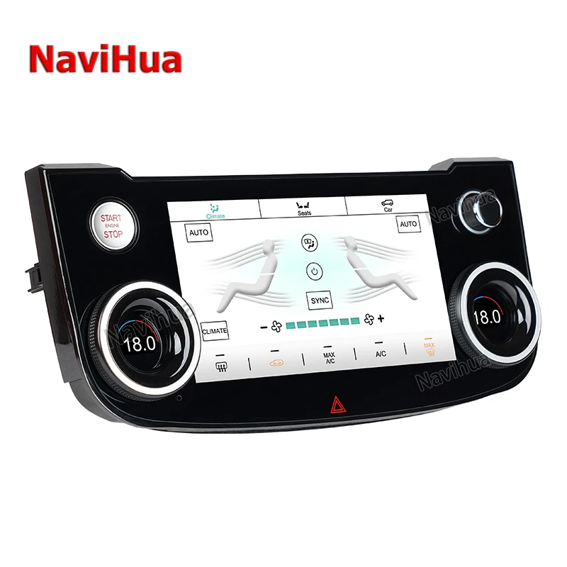 Navihua 7 Inch IPS Touch Screen AC Control Panel Fan and Engine Control for JaguarXF 2016-2019 XFL 2017-2020 Models