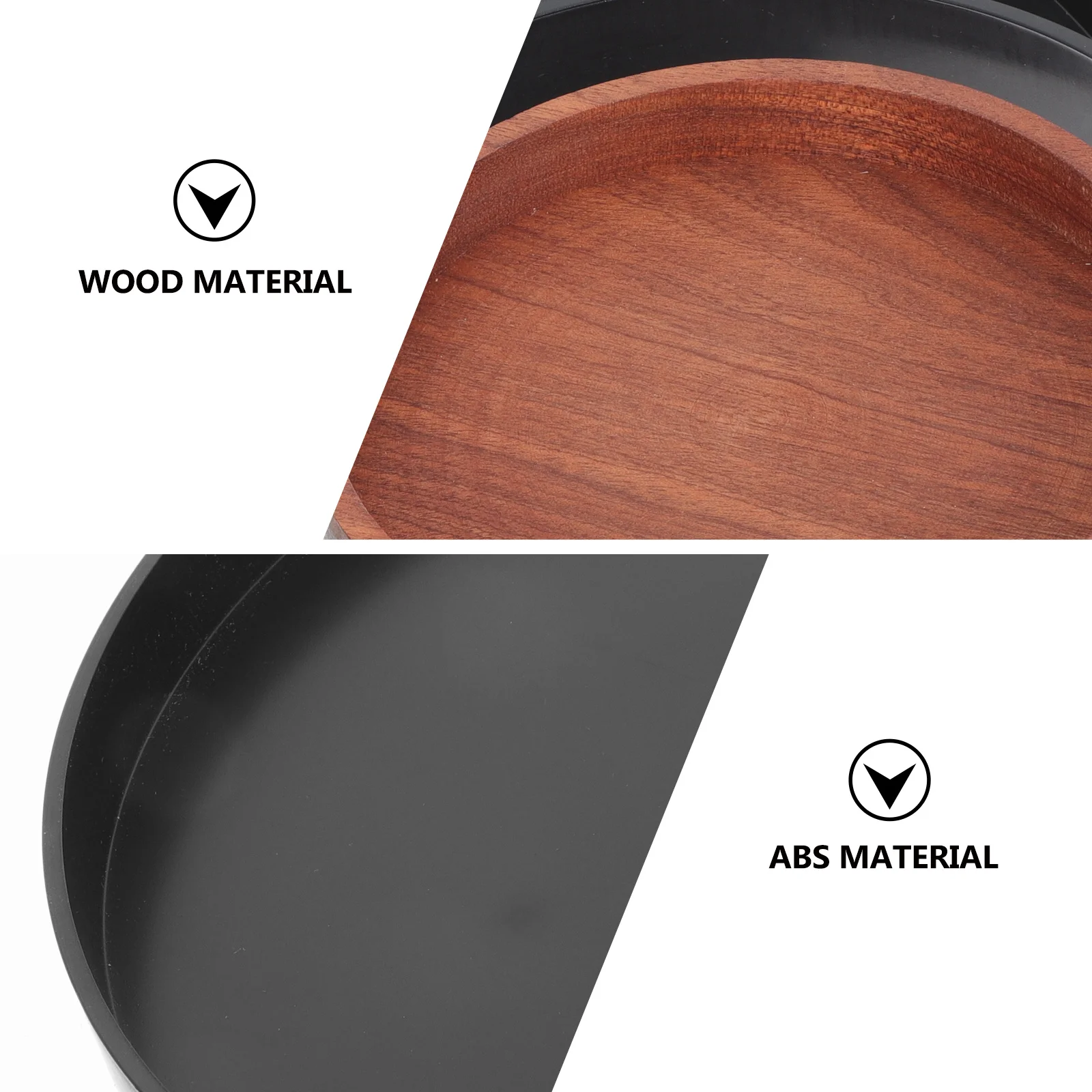 

1Set Wooden Moon Shape Storage Tray Desktop Organizer Multipurpose Jewelry Cosmetics Sundries Display Home Decor Essential Oil