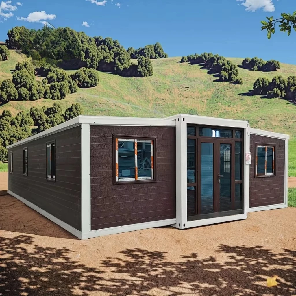 Casa وحدات فاخرة محمولة جاهزة للطي حاوية منزل 20ft 40ft قابلة للتوسيع 2-3 غرف نوم فيلا فندق متجر شقة