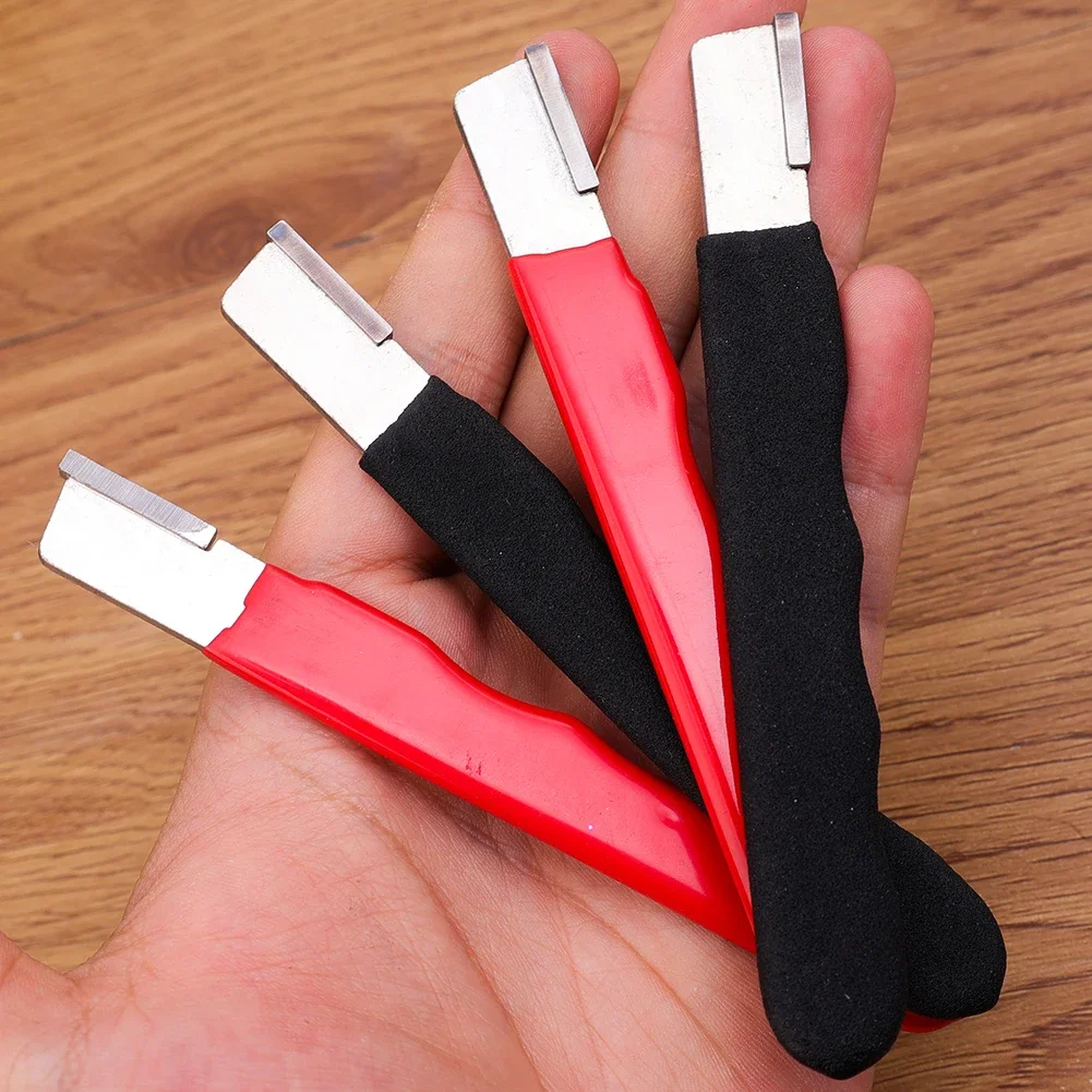 1-12PCS Garden Knife Sharpener Handheld Knife Grinding Stone Portable Quick Alloy Steel Sharpener for Axe Scissors Kitchen Tools