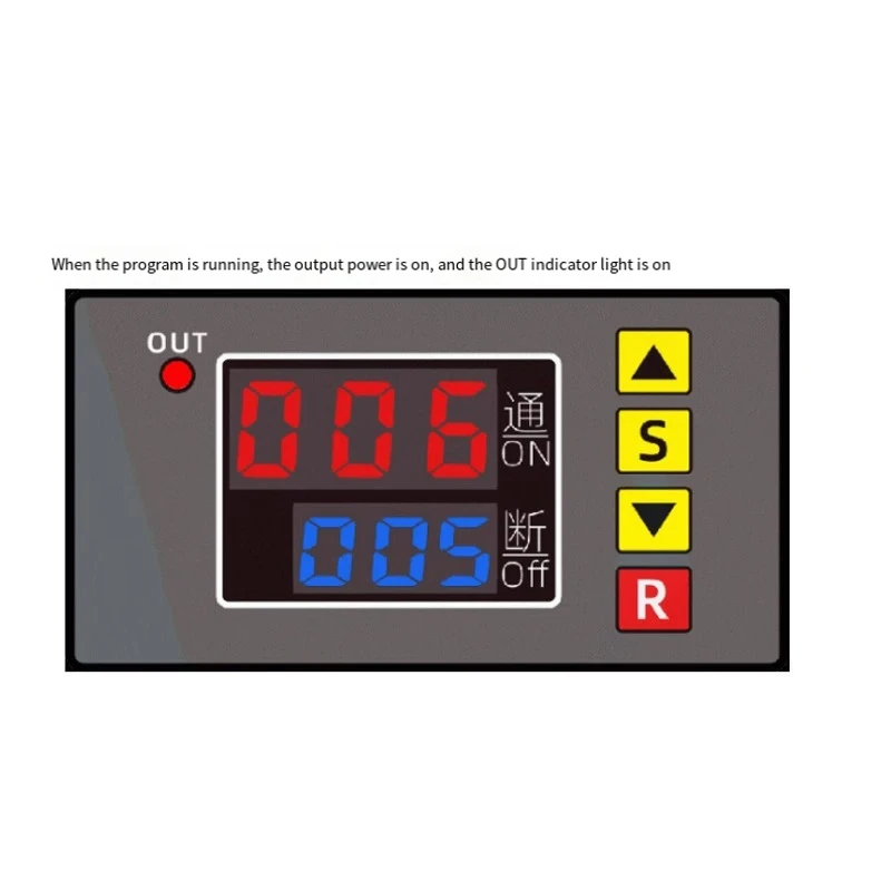 T3231 relè di ritardo digitale Display a LED multifunzione interruttore di controllo della temporizzazione ciclica relè di temporizzazione regolabile