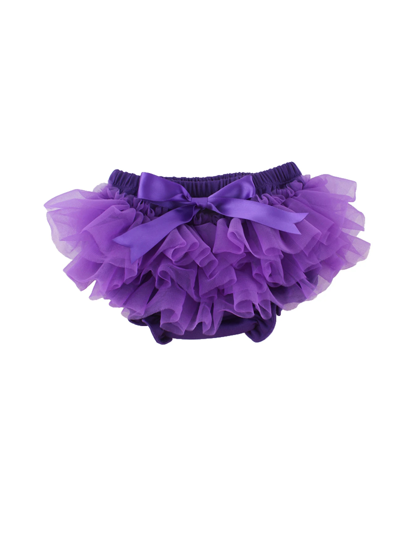 Baby Girls Tulle Bloomers Infant Newborn Diapers Cover Short Baby Girls Chiffon Ruffle Bloomer