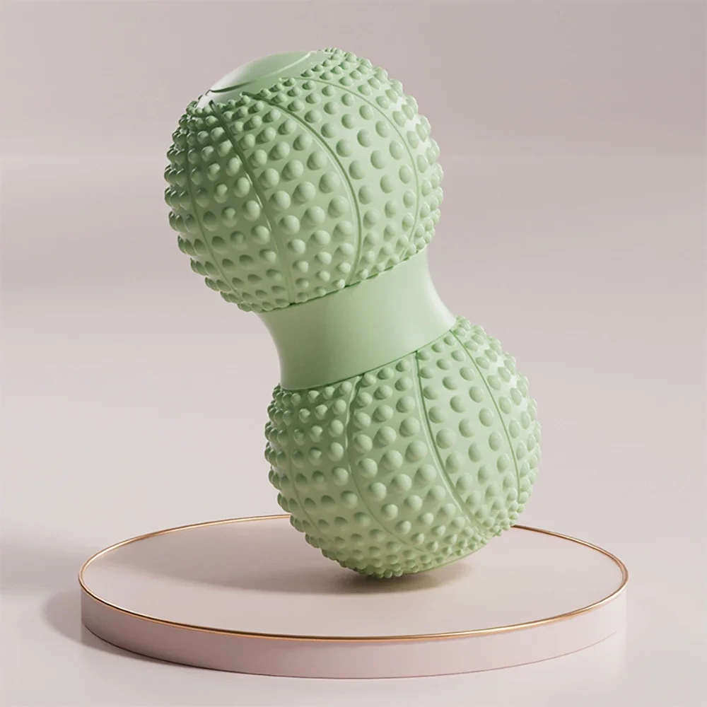Pelota de masaje de cacahuete para yoga, pelota de fascia con puntos elevados de TPE de 6.5cm, para masaje de cintura, espalda y pies, Posture Master