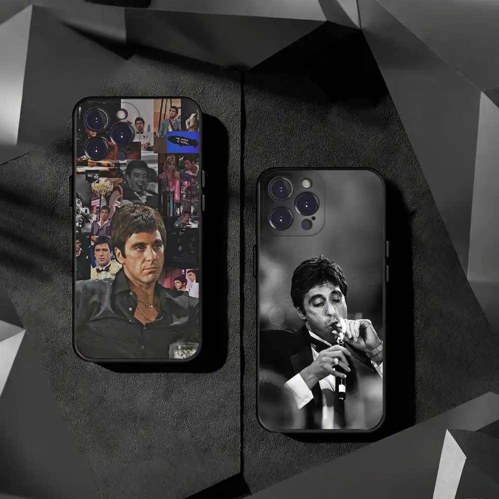 

T-Tony M-Montana S-Scarface Phone Case For iPhone 17 16 15 14 13 12 11 Pro Xs Max Mini Plus Antislip Shockproof Hard