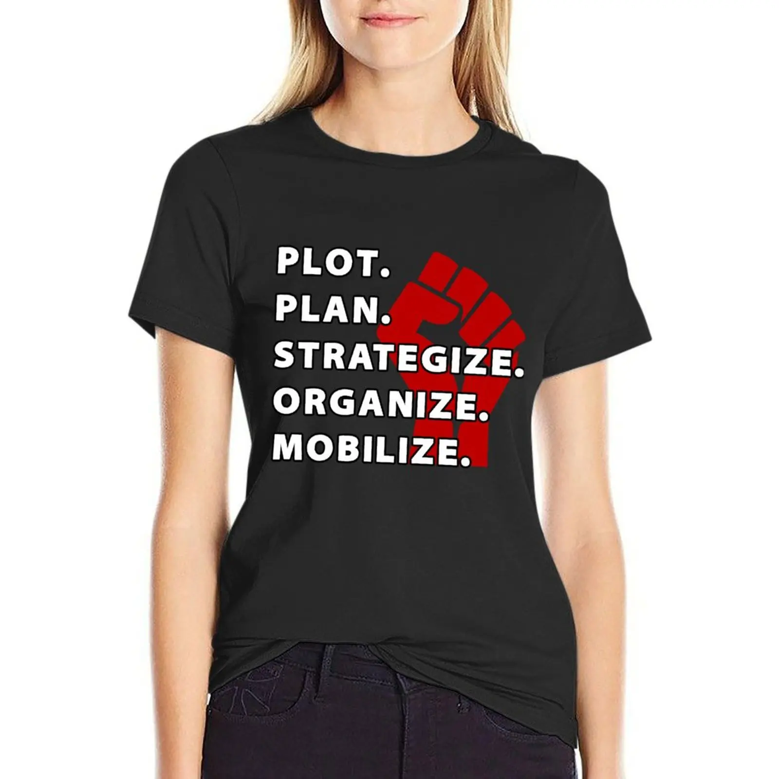

Plot Plan Strategize Organize Mobilize - Killer Mike Quote T-Shirt vintage clothes kawaii clothes Womens clothing