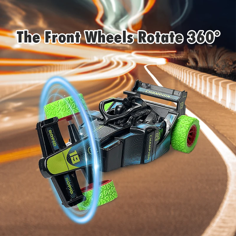 Kinderspielzeug Junge ferngesteuertes Auto Auto Allrad Vorderrad 360° °   Rollendes ferngesteuertes Automodellspielzeug ohne Batterie