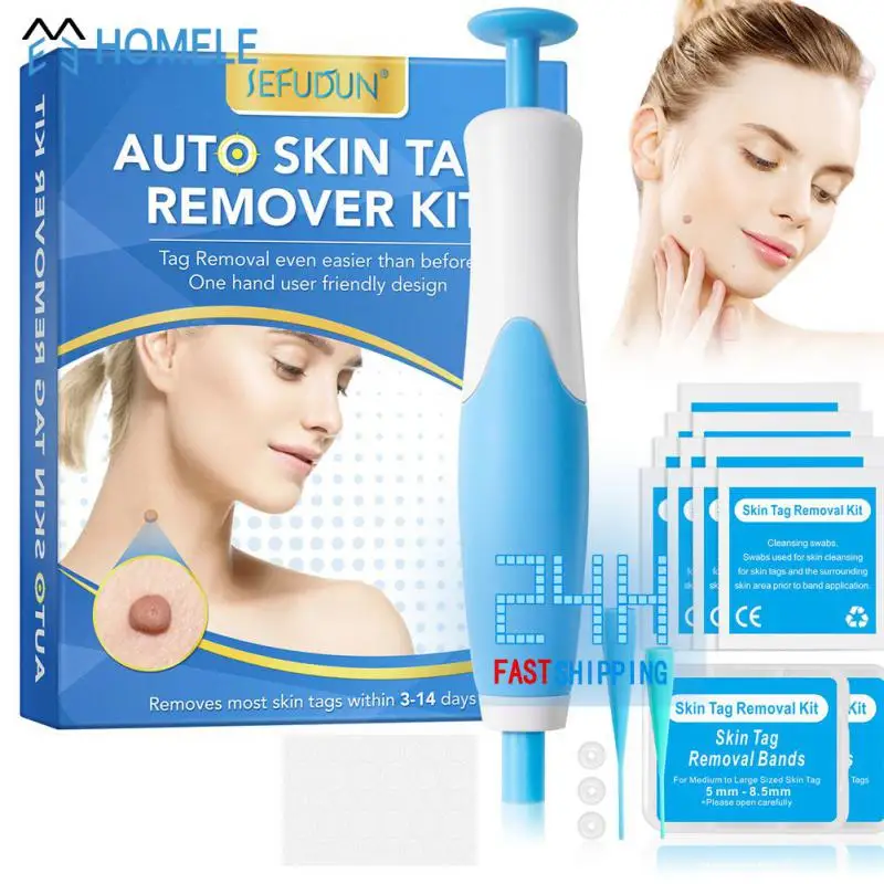 2In1 Painless Auto Skin Tag Mole Wart Removal Kit Face Skin Care Body Wart And Dot Treatments Remover Plantar Warts Corn Removal