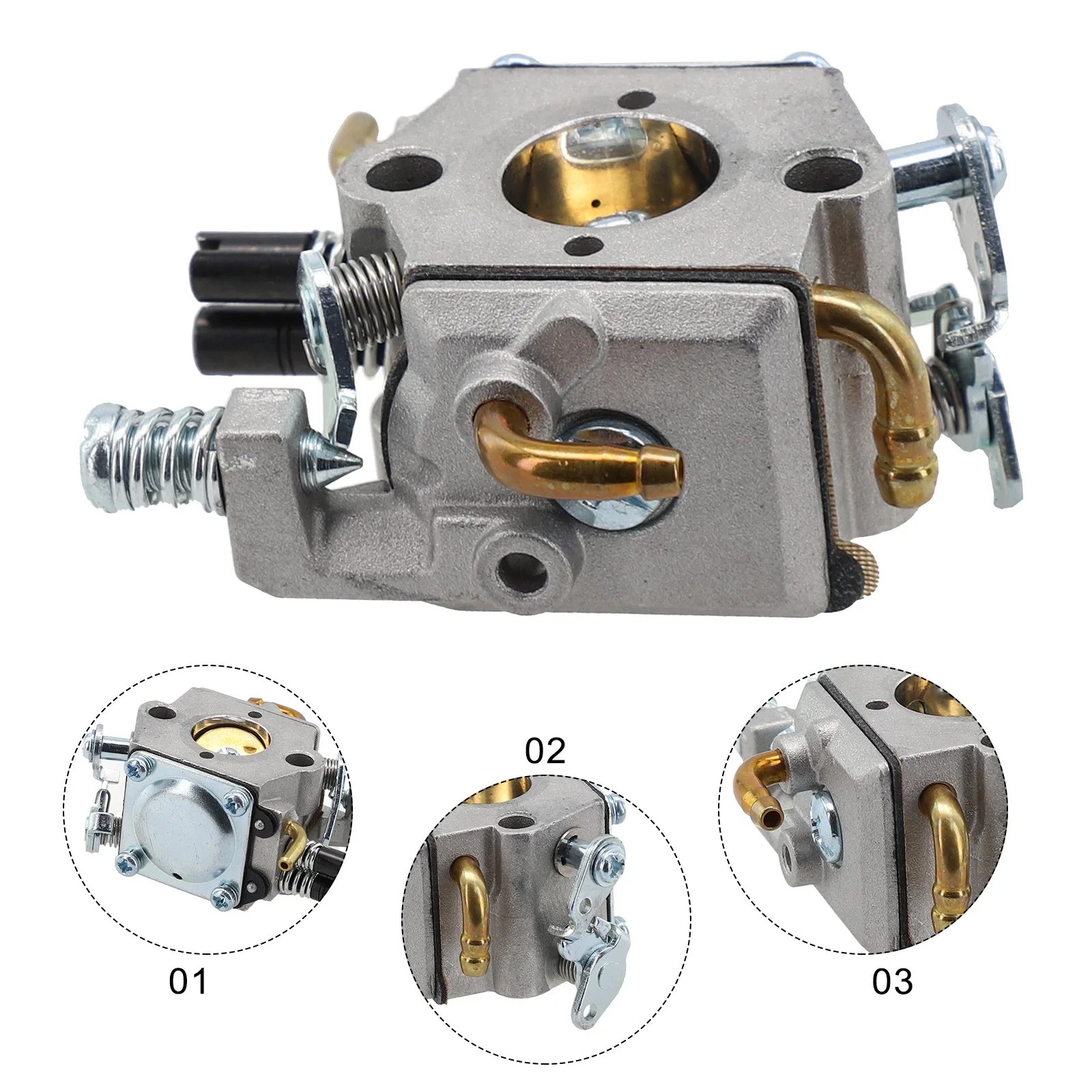 Carburetor for Chinese Chainsaw 4500 5For 200 5800 with 45cc 5For 58cc Engines OEM 848C80810 Metal Replacement
