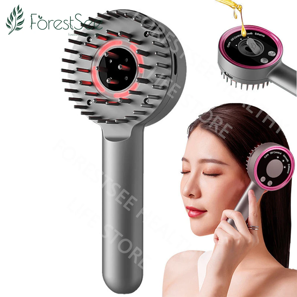 

Hair Comb Fluffing Serum Importer Hair Care Comb Red Light Hair Growth Device Scalp Massage Comb